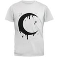 thumbnail image 1 of Old Glory Mens Halloween Dripping Crescent Moon Short Sleeve Graphic T Shirt, 1 of 6