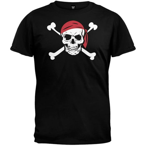 Old Glory Mens Halloween Jolly Roger Pirate Costume Short Sleeve Graphic T Shirt