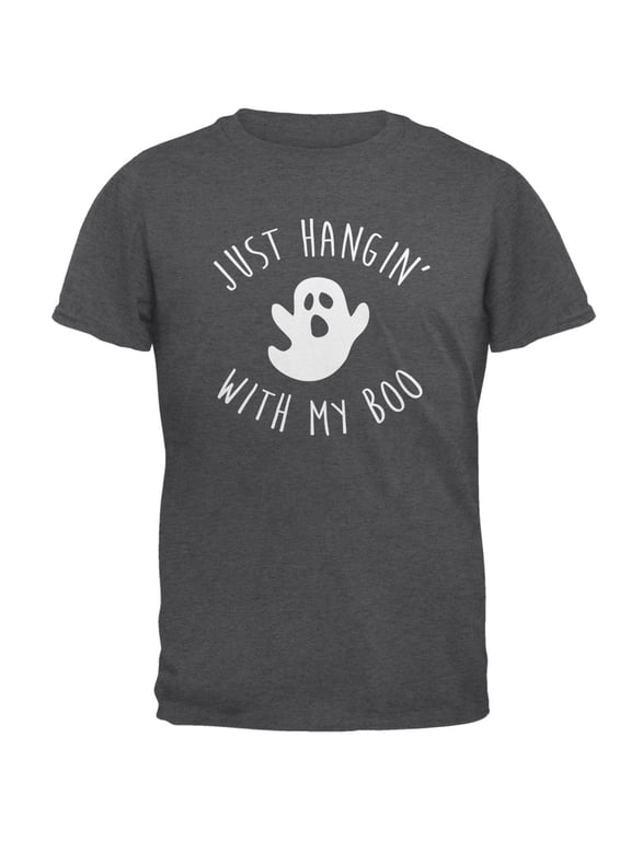 Halloween Just Hangin With My Boo Ghost Mens T Shirt