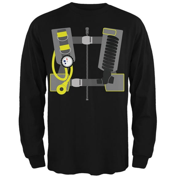Old Glory Mens Halloween Scuba Diver Costume Long Sleeve Graphic T Shirt