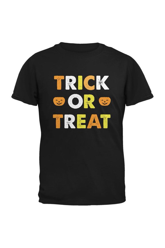 Mens Halloween Trick Or Treat Short Sleeve Graphic T Shirt