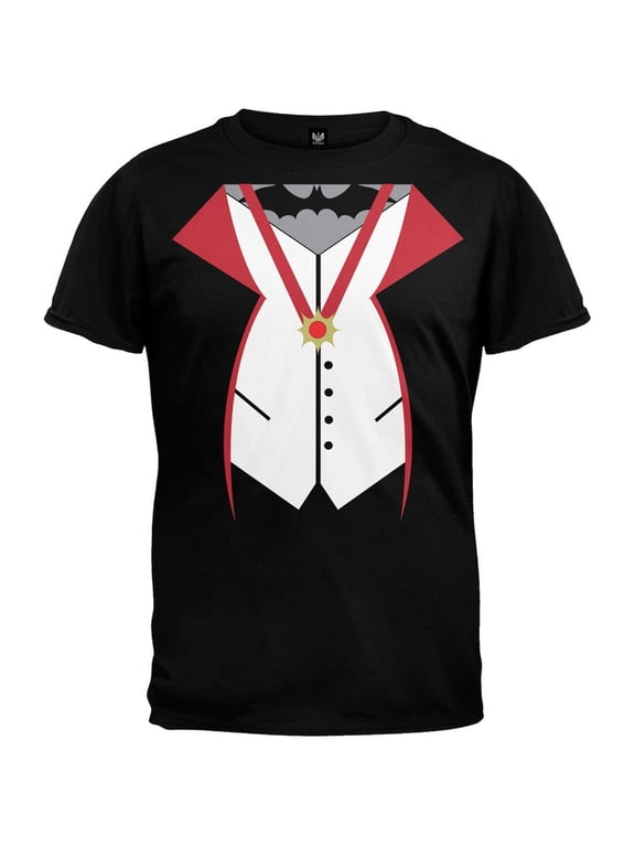 Mens Halloween Vampire Costume Short Sleeve Graphic T Shirt