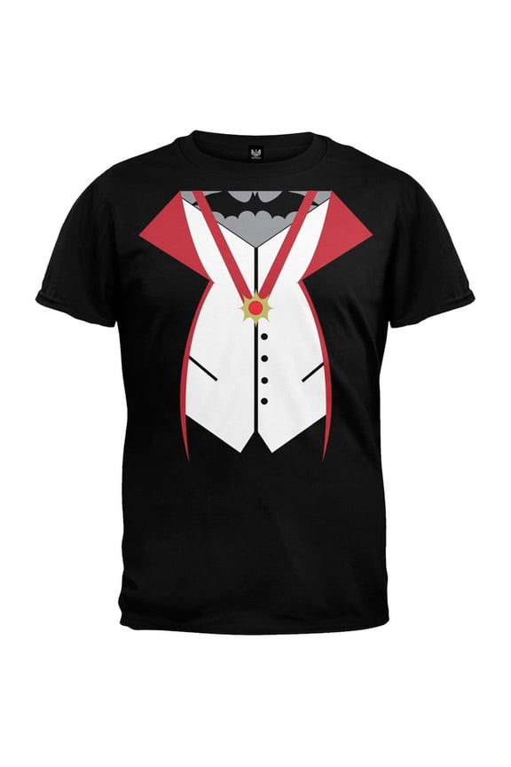 Mens Halloween Vampire Costume Short Sleeve Graphic T Shirt