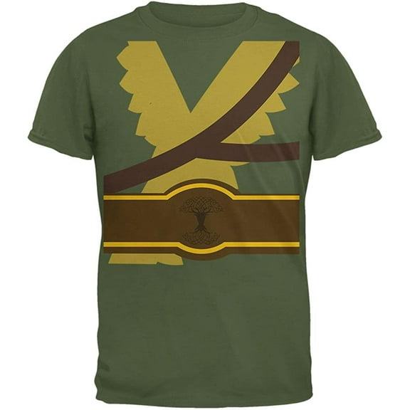 Old Glory Mens Halloween Warrior Elf Costume Short Sleeve T Shirt