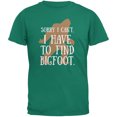 thumbnail image 1 of Old Glory Mens Have To Go Find Bigfoot Short Sleeve Graphic T Shirt, 1 of 1