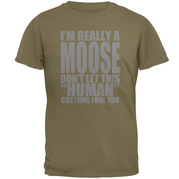 Old Glory Mens Human Moose Costume Short Sleeve Graphic T Shirt