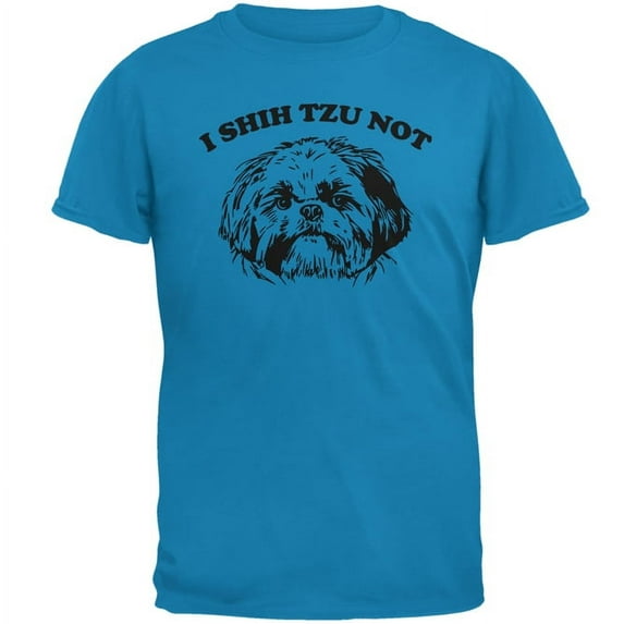 Old Glory Mens I Shih Tzu Not Short Sleeve Graphic T Shirt