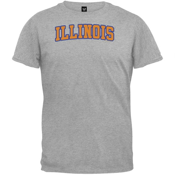 Old Glory Mens Illinois Short Sleeve Graphic T Shirt