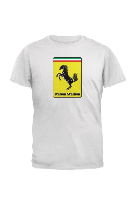 Mens Italian Stallion Short Sleeve Graphic T Shirt