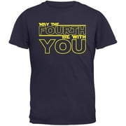 Old Glory Mens May The Fourth Be With You Short Sleeve Graphic T Shirt
