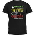 thumbnail image 1 of Old Glory Mens Money Happiness Guitars Funny Short Sleeve Graphic T Shirt, 1 of 6