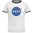 thumbnail image 1 of Old Glory Mens NASA Logo Short Sleeve Graphic Ringer T Shirt, 1 of 6