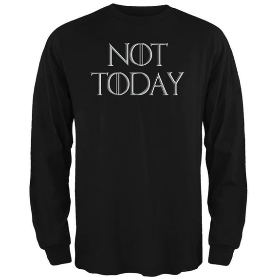 Old Glory Mens Not Today Procrastinate Death Long Sleeve Short Sleeve Graphic T Shirt