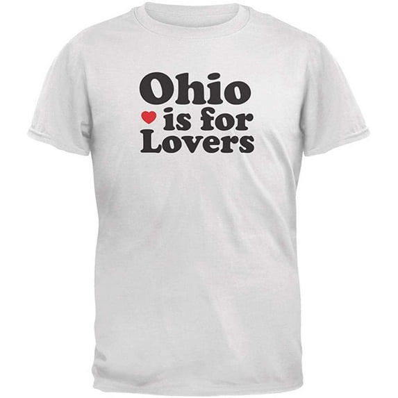 Old Glory Mens Ohio Is For Lovers Short Sleeve Graphic T Shirt