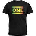 thumbnail image 1 of Old Glory Mens One Love Rastafari Short Sleeve Graphic T Shirt, 1 of 6