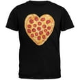 thumbnail image 1 of Old Glory Mens Pepperoni Pizza Heart Short Sleeve Graphic T Shirt, 1 of 6