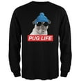 thumbnail image 1 of Old Glory Mens Pug Life Long Sleeve Graphic T Shirt, 1 of 6