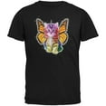 thumbnail image 1 of Old Glory Mens Rainbow Butterfly Unicorn Kitten Short Sleeve Graphic T Shirt, 1 of 6