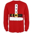 thumbnail image 1 of Old Glory Mens Santa Claus Costume Long Sleeve T Shirt, 1 of 6