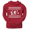 thumbnail image 1 of Old Glory Mens Sasquatch Ugly Christmas Sweater Long Sleeve Hoodie, 1 of 6