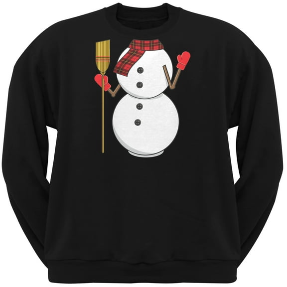 Old Glory Mens Snowman Body Costume Long Sleeve Sweatshirt