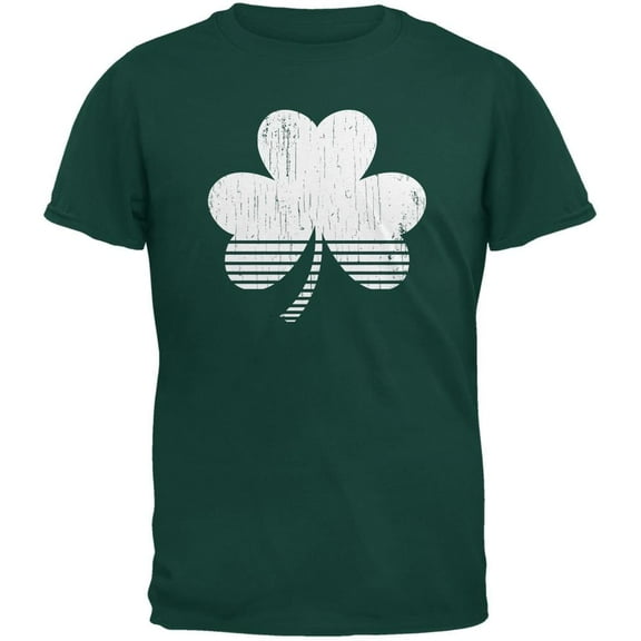 Old Glory Mens Sporty Shamrock Short Sleeve Graphic T Shirt