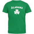 thumbnail image 1 of Old Glory Mens St. Patrick's Day Alabama Shamrock Short Sleeve Graphic T Shirt, 1 of 6