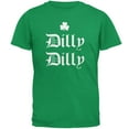 thumbnail image 1 of Old Glory Mens St. Patricks Day Dilly Dilly Shamrock Short Sleeve Graphic T Shirt, 1 of 6