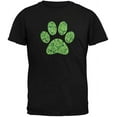 thumbnail image 1 of Old Glory Mens St. Patricks Day Dog Paw Short Sleeve Graphic T Shirt, 1 of 6