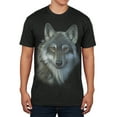 thumbnail image 1 of Old Glory Mens Timber Wolf Face Short Sleeve Graphic T Shirt, 1 of 5