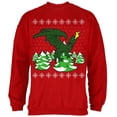 thumbnail image 1 of Old Glory Mens Ugly Christmas Sweater Dragon Winter Long Sleeve Sweatshirt, 1 of 5