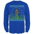 thumbnail image 1 of Old Glory Mens Ugly Christmas Sweater Manatee Floaty Potato Long Sleeve T Shirt, 1 of 5