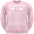 thumbnail image 1 of Old Glory Mens Valentine's Day Heart Ugly Valentine Sweater Long Sleeve Graphic Sweatshirt, 1 of 6