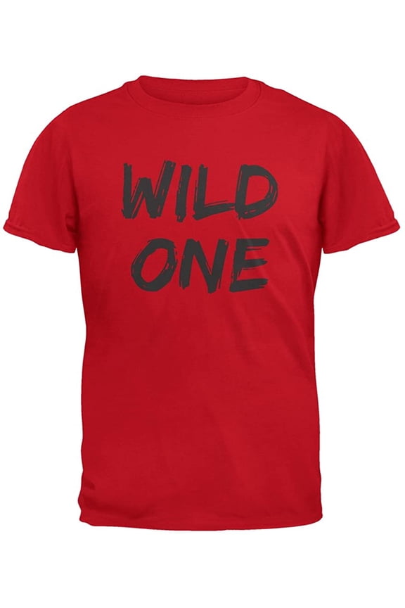 Mens Wild One Short Sleeve Graphic T Shirt