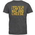 thumbnail image 1 of Old Glory Mens Work Out Eat Mac and Cheese Short Sleeve Graphic T Shirt, 1 of 6