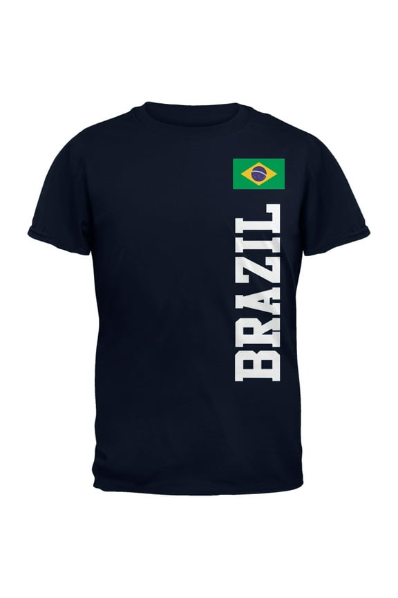 Mens World Cup Brazil Short Sleeve Graphic T Shirt