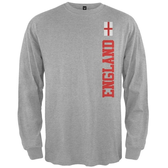 Old Glory Mens World Cup England Long Sleeve Graphic T Shirt
