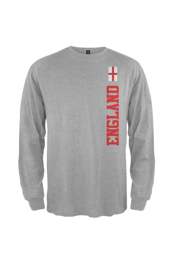 Mens World Cup England Long Sleeve Graphic T Shirt