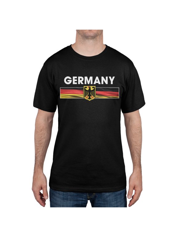 Mens World Cup Germany Eagle Crest Short Sleeve Graphic T Shirt