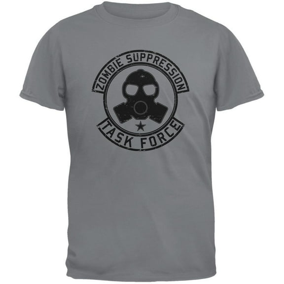 Old Glory Mens Zombie Task Force Short Sleeve Graphic T Shirt
