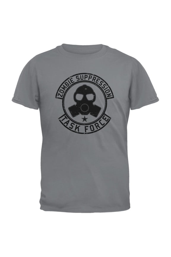 Mens Zombie Task Force Short Sleeve Graphic T Shirt