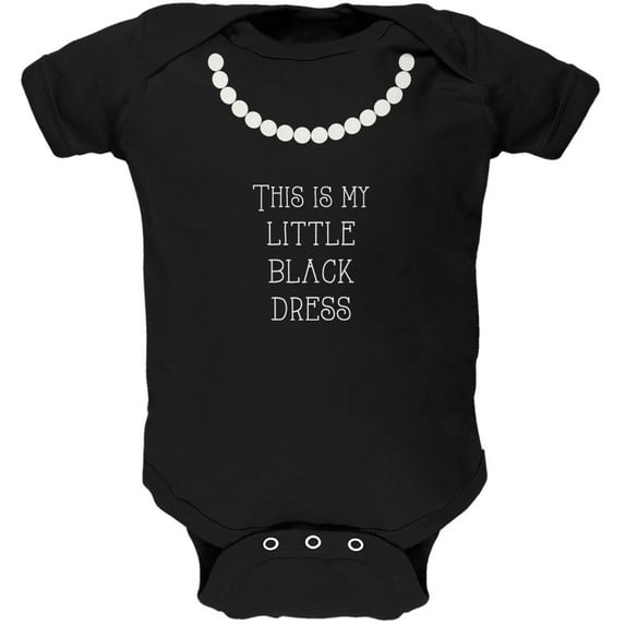 Old Glory My Little Black Dress Short Sleeve Graphic Baby One Piece