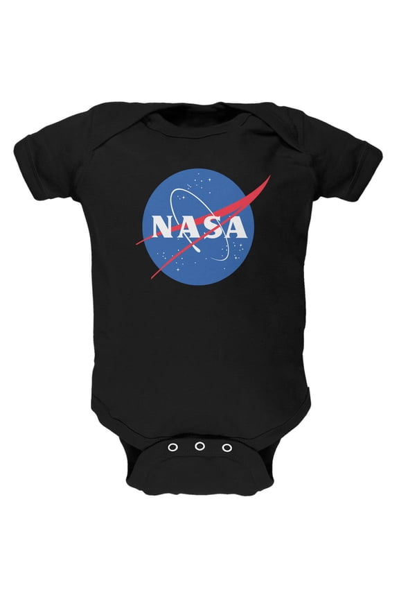 NASA Logo Short Sleeve Graphic Baby One Piece