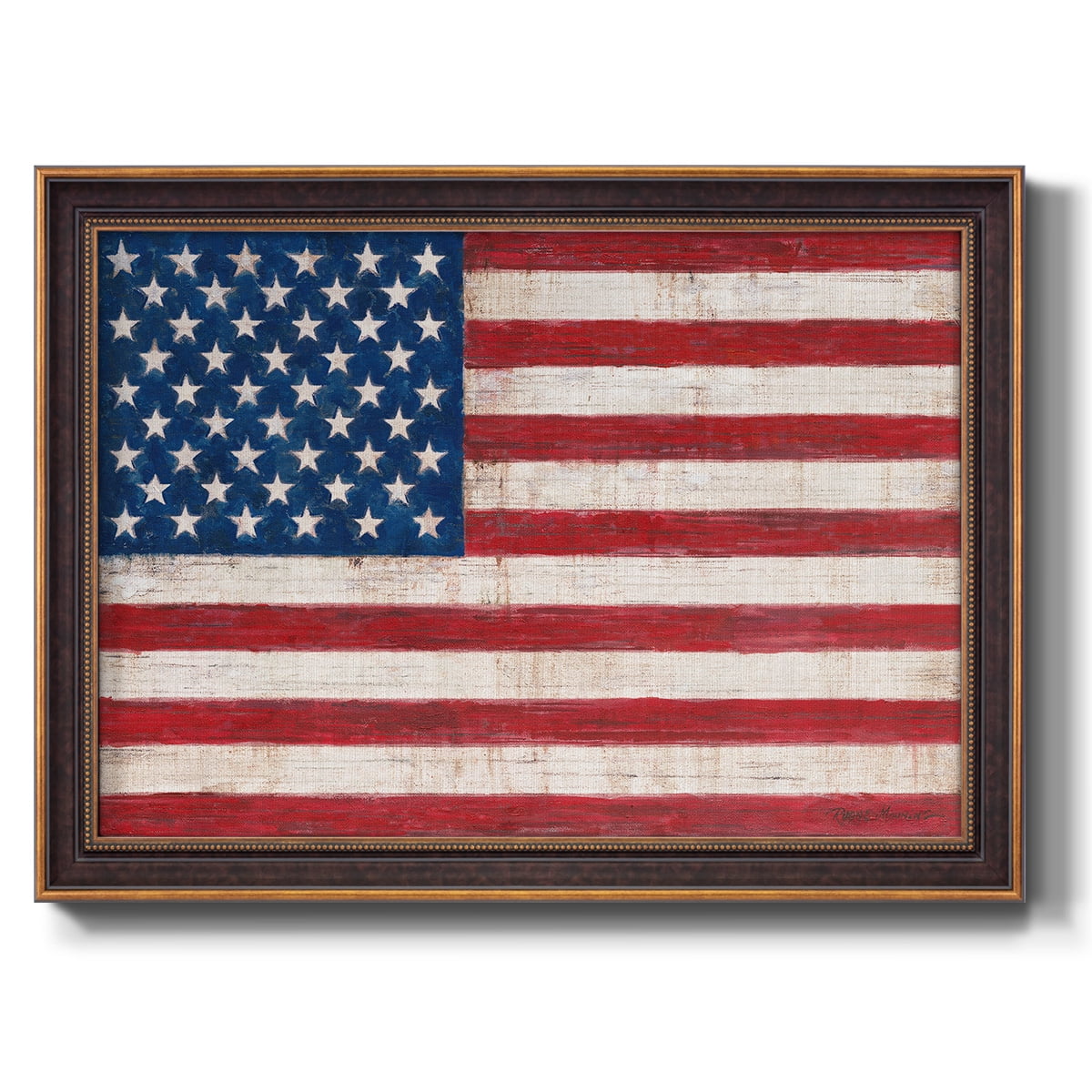 Old Glory Premium Framed Canvas- Ready to Hang