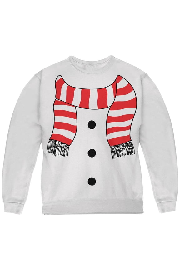 Snowman Costume Sweatshirt, (Youth)