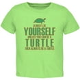 thumbnail image 1 of Old Glory Toddler Always Be Yourself Turtle Short Sleeve Graphic T Shirt, 1 of 6