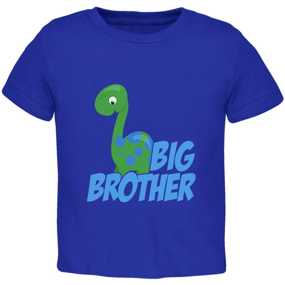 Old Glory Toddler Big Brother Dinosaur Short Sleeve Graphic T Shirt