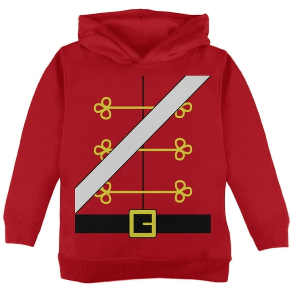 Old Glory Toddler Christmas Toy Soldier Nutcracker Costume Long Sleeve Hoodie