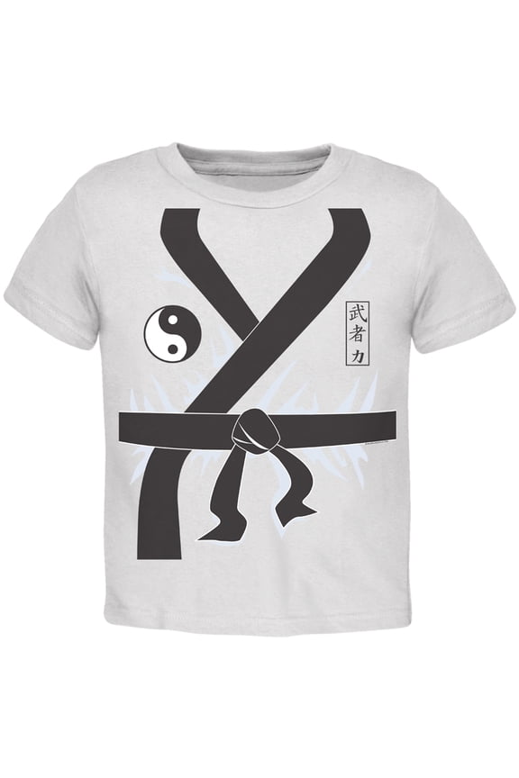 Toddler Halloween Karate Kid Costume Short Sleeve Graphic T Shirt
