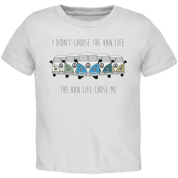 Old Glory Toddler Hippie Van I Didn't Choose The Van Life Bus Camper Short Sleeve Graphic T Shirt